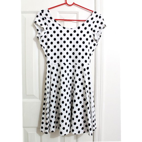 GUESS Polka Dots Mini Dress S - Picture 1 of 5